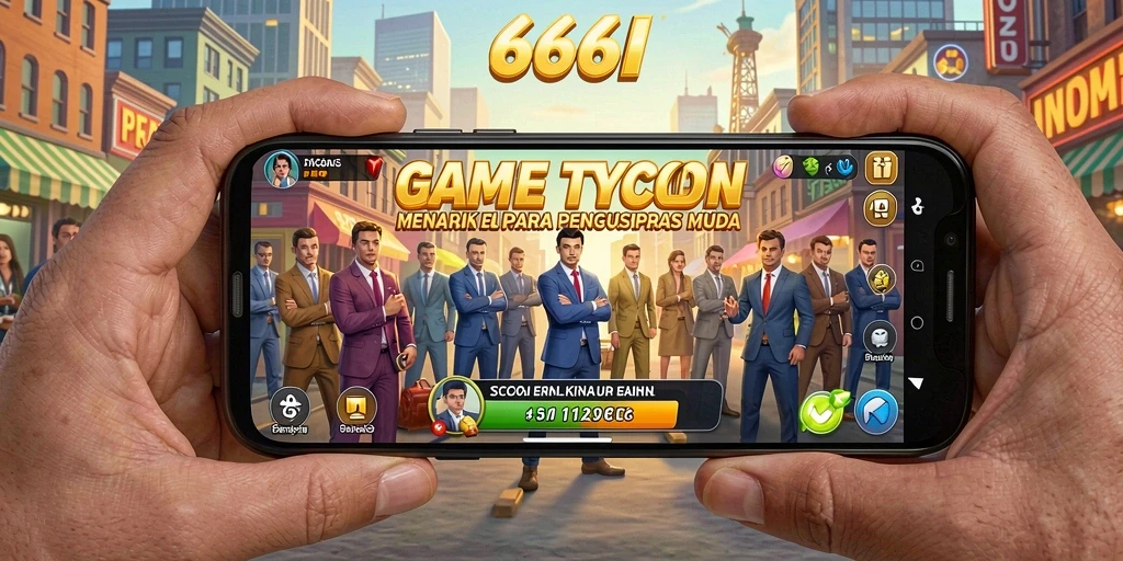Tampilan gameplay Tycoon yang menarik dan interaktif.