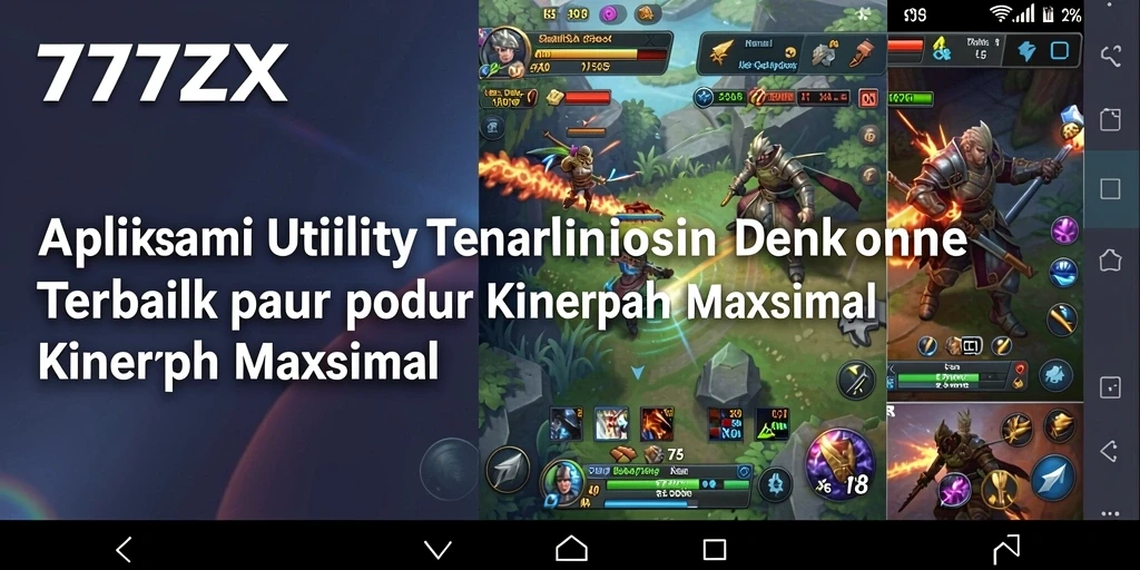 Tampilan antarmuka aplikasi 777ZX yang intuitif dan mudah digunakan.