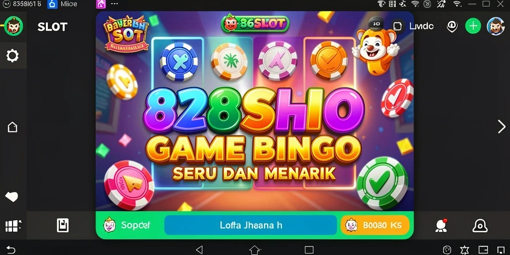 Tampilan gameplay seru Bingo di 8368SLOT.
