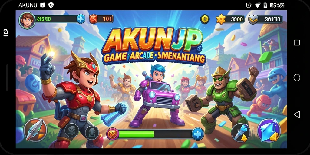 Screenshot gameplay <strong>AKUNJP</strong> yang menampilkan aksi seru dan rintangan menarik.