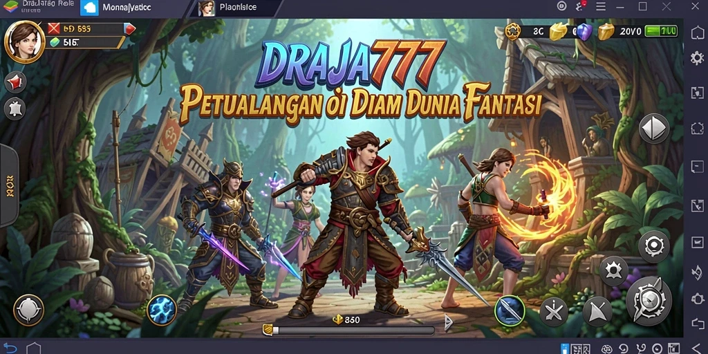 Gameplay seru DRAJA777 dengan aksi petualangan yang intens.