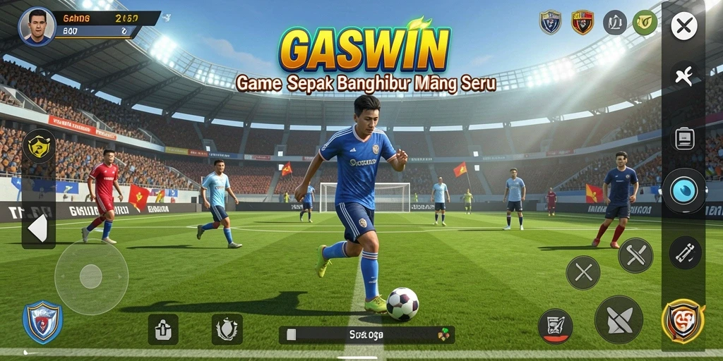 Tampilan gameplay GASWIN yang menegangkan dan seru.