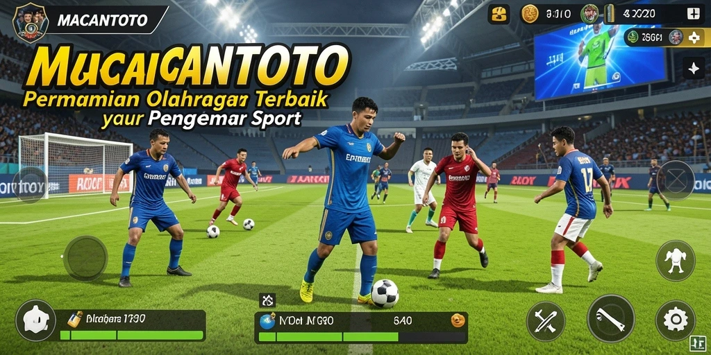 Screenshot gameplay MACANTOTO yang menampilkan keseruan bermain olahraga.