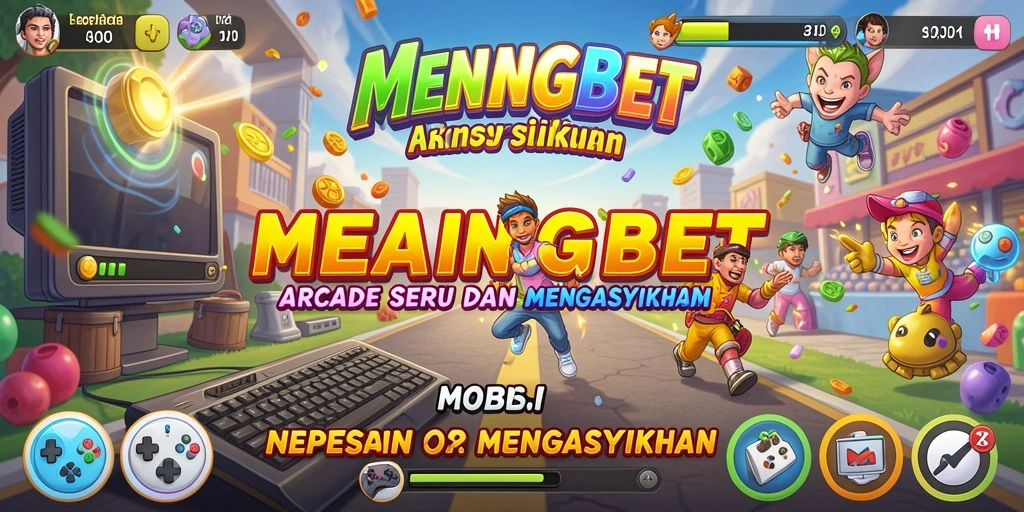 Screenshot utama MENANGBET menampilkan gameplay Arcade yang mendebarkan.