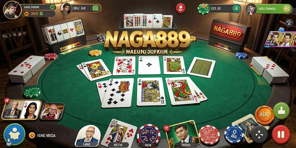 Tampilan gameplay seru di NAGA889 dengan teman-teman.