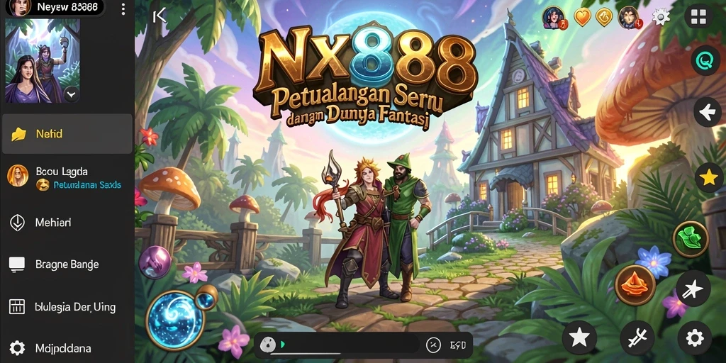 Tampilan gameplay NX888 yang menampilkan petualangan seru dan grafis yang menakjubkan.