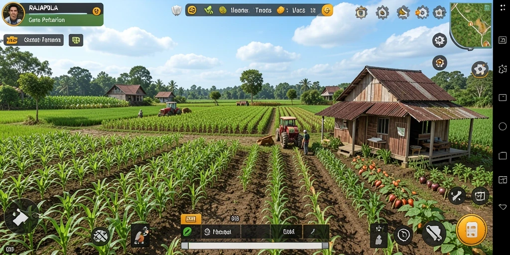 Gameplay menarik di dunia pertanian yang menantang.