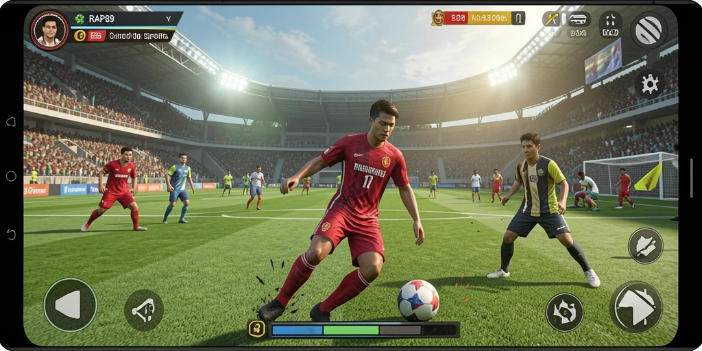 Tampilan gameplay seru dalam RAP89 yang menantang.