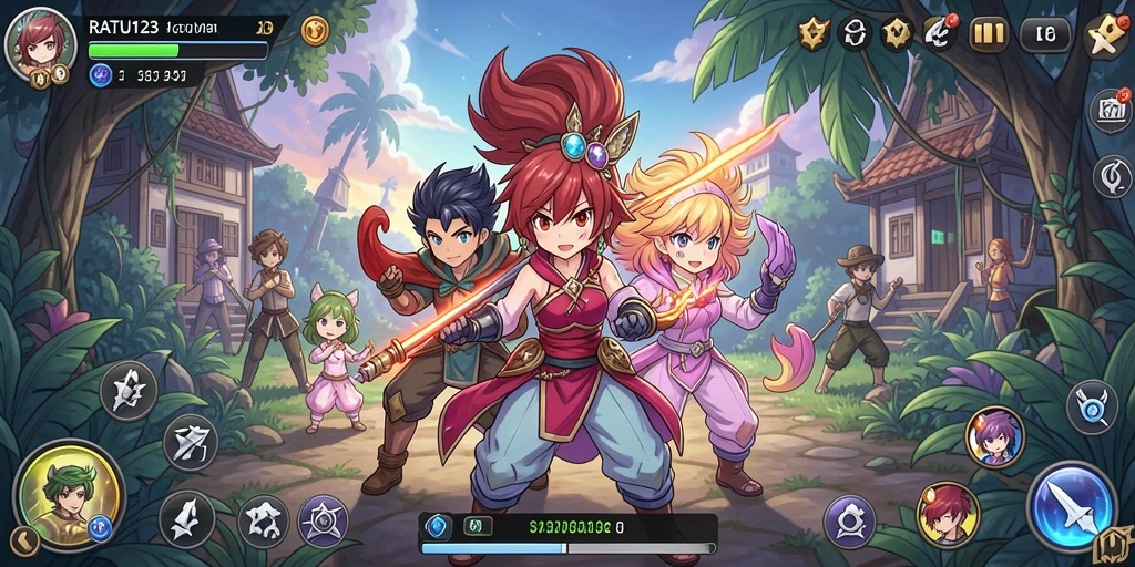 Screenshot dari gameplay RATU123 yang menarik dan penuh warna.