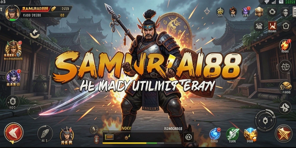 Screenshot utama SAMURAI88 menampilkan fitur pengingat dan pengelola tugas.