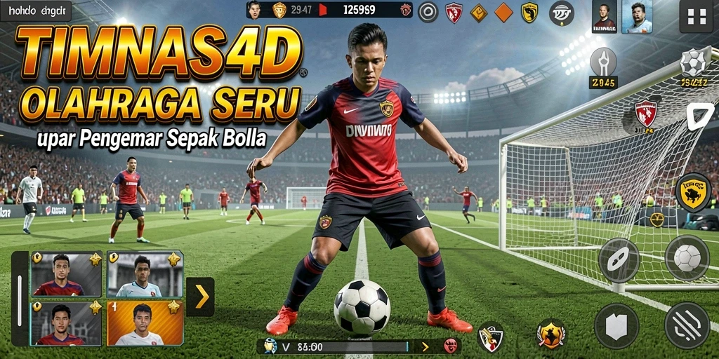 Tampilan gameplay menarik dari TIMNAS4D saat pemain bertanding.