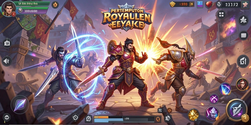 Gameplay seru dalam pertempuran Battle Royale yang menegangkan.
