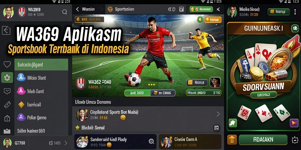 Tampilan menarik dari gameplay Sportsbook WA369 yang interaktif.